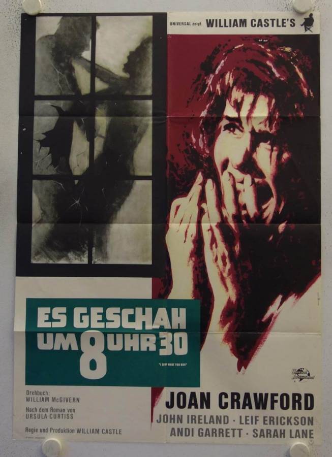 Es geschah um 8 Uhr 30 originales deutsches Filmplakat